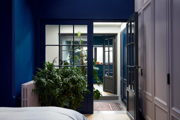 House of Sylphina. Interior designer, North London. Blue interior.